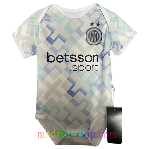 Body Bebé Inter de Milán Segunda Equipación 2025-26 Body Bebé Inter de Milán Segunda Equipación 2025-26