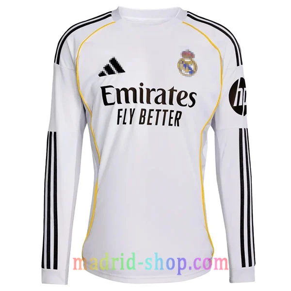 Camiseta Real Madrid Primera Equipación 2025-26 Manga Larga Camiseta Real Madrid Primera Equipación 2025-26 Manga Larga