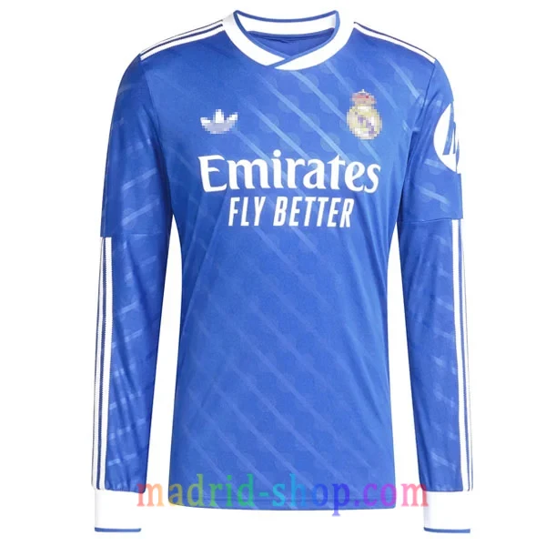 Camiseta Real Madrid Tercera Equipación 2025-26 Manga Larga Camiseta Real Madrid Tercera Equipación 2025-26 Manga Larga