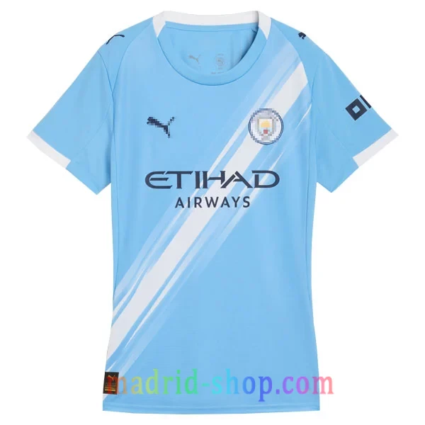 Camiseta Manchester City Primera Equipación 2025-26 Mujer Camiseta Manchester City Primera Equipación 2025-26 Mujer
