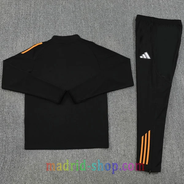 Sudadera de Entrenamiento Real Madrid 2025-26 Negra Naranja Sudadera de Entrenamiento Real Madrid 2025-26 Negra Naranja - Imagen 3