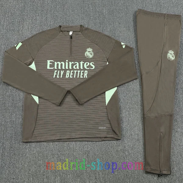 Sudadera de Entrenamiento Real Madrid 2025-26 Caqui Sudadera de Entrenamiento Real Madrid 2025-26 Caqui - Imagen 2