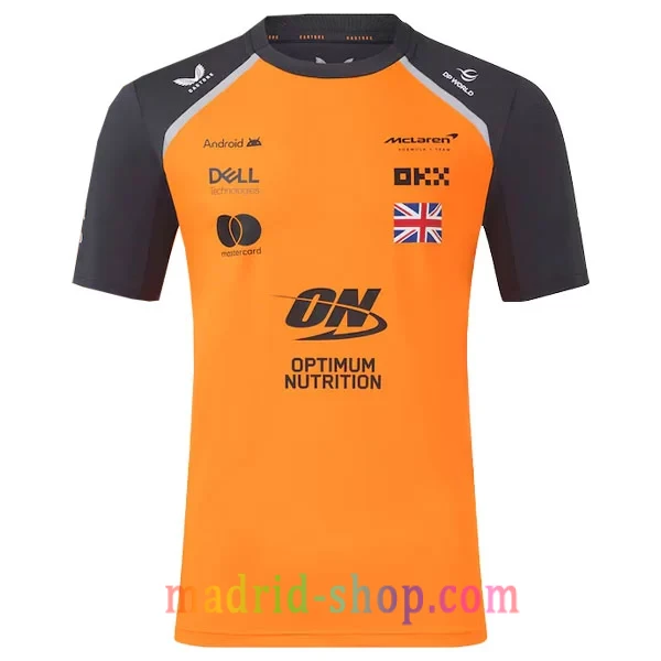 Camiseta McLaren 4 Norris 2025 Naranja Camiseta McLaren 4 Norris 2025 Naranja