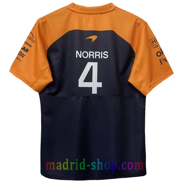 Camiseta McLaren 4 Norris 2025 Negro Camiseta McLaren 4 Norris 2025 Negro - Imagen 3