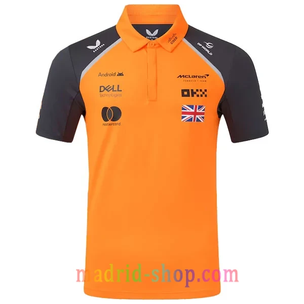 Polo McLaren 4 Norris 2025 Naranja Polo McLaren 4 Norris 2025 Naranja