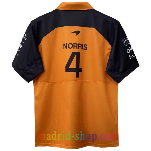 Polo McLaren 4 Norris 2025 Naranja Polo McLaren 4 Norris 2025 Naranja - Imagen 3