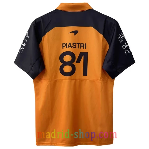 Polo McLaren 81 Piastri 2025 Naranja Polo McLaren 81 Piastri 2025 Naranja - Imagen 3