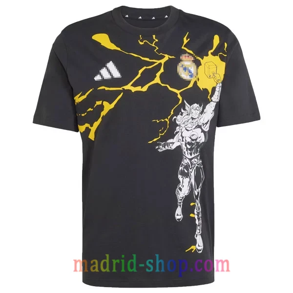 Camiseta Real Madrid Marvel Avengers 2025-26 Negra Camiseta Real Madrid Marvel Avengers 2025-26 Negra
