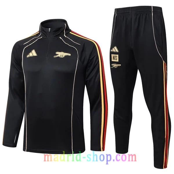 Sudadera de Entrenamiento Arsenal 2025-26 Negro Retro Sudadera de Entrenamiento Arsenal 2025-26 Negro Retro