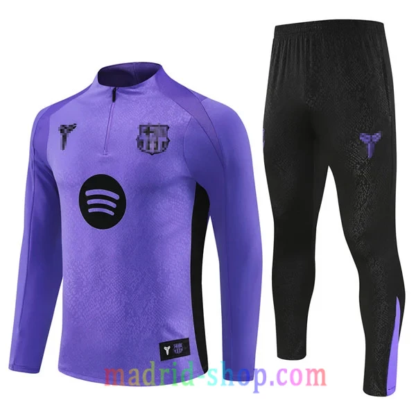 Sudadera de Entrenamiento Barcelona 2025-26 Niño Morado Sudadera de Entrenamiento Barcelona 2025-26 Niño Morado