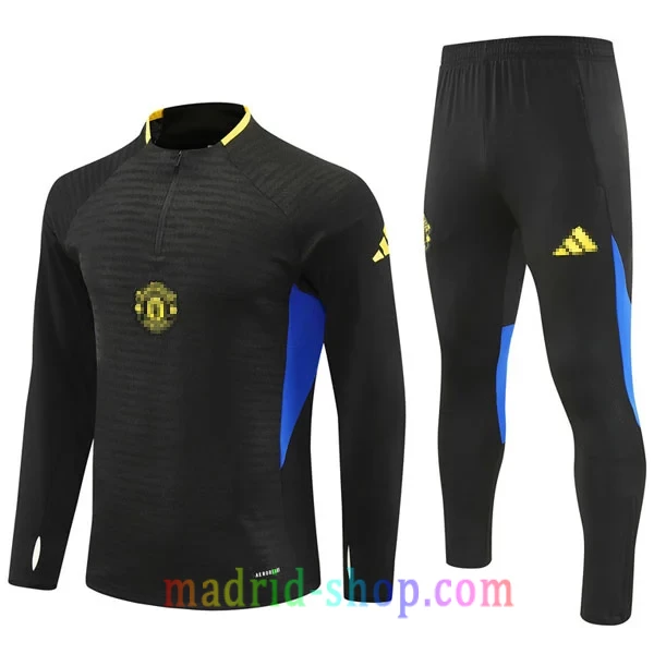 Sudadera de Entrenamiento Manchester United 2025-26 Negro Versión Jugador Sudadera de Entrenamiento Manchester United 2025-26 Negro Versión Jugador
