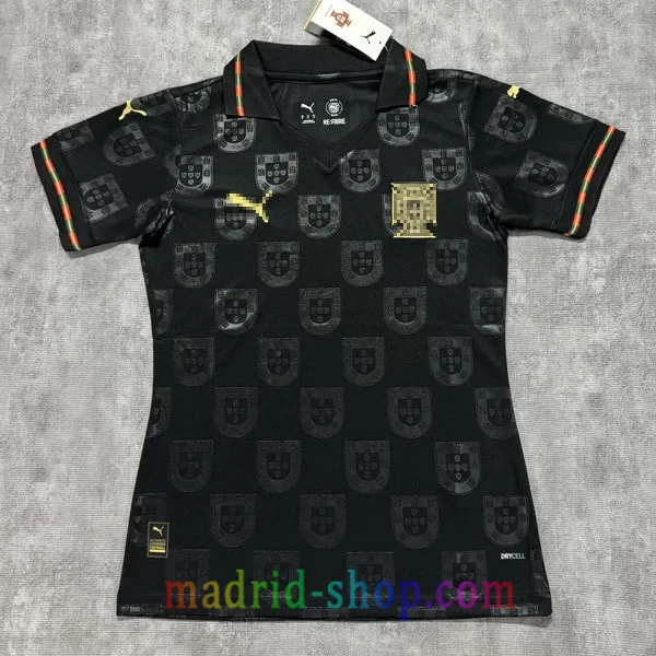 Camiseta Portugal Pantera Negra 2026 Mujer Camiseta Portugal Pantera Negra 2026 Mujer