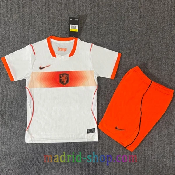 Camiseta Países Bajos Segunda Equipación 2026 Niño Equipación blanca niño Países Bajos 2026 barata