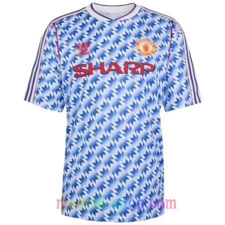 Camiseta Manchester United Segunda Equipación 1990 - Vista Frontal