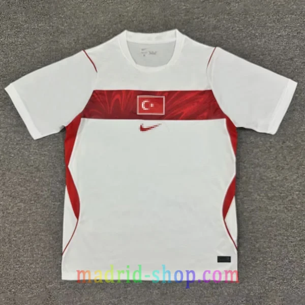 Camiseta Turquía Segunda Equipación 2026 Camiseta Turquía Segunda Equipación 2026 Blanco