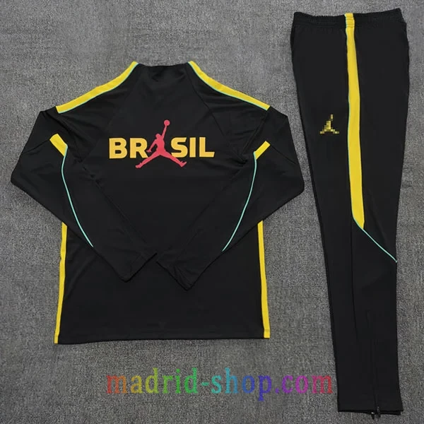 Sudadera de Entrenamiento Brasil 2026 Niño Negro Sudadera de Entrenamiento Brasil 2026-2027 Niño Negro
