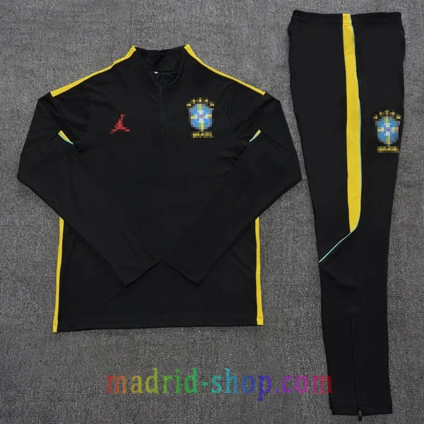 Sudadera de Entrenamiento Brasil 2026 Niño Negro Sudadera de Entrenamiento Brasil 26-27 Niño Negro