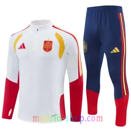 Sudadera de Entrenamiento España 2026 Niño Blanco