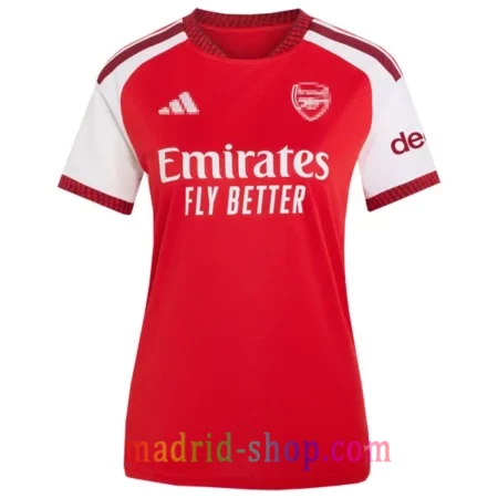 Camiseta Arsenal Primera Equipación 2026-27 Mujer con corte entallado y detalles del Emirates.