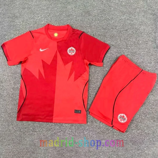 Camiseta Canadá Primera Equipación 2026 Niño Camiseta Canadá Roja Primera Equipación 2026 Niño