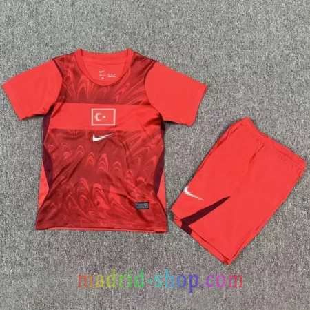 Camiseta Roja Turquía Primera Equipación 2026 Niño