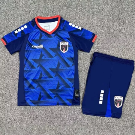Camiseta Cabo Verde Niño Primera Equipación 2026 Azul