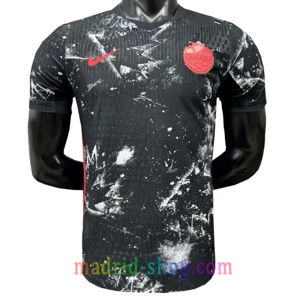 Camiseta Canadá Versión Jugador Segunda Equipación 2026 Camiseta Canadá Versión Jugador Segunda Equipación 26-27 Negro