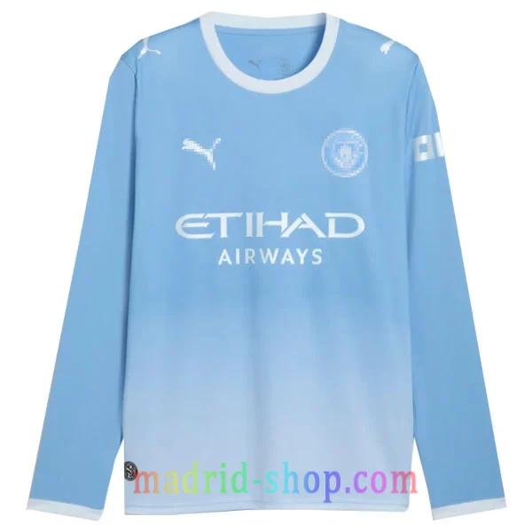 Camiseta Manchester City Primera Equipación 2026-27 Manga Larga Camiseta Manchester City Primera Equipación 2026-27 Manga Larga