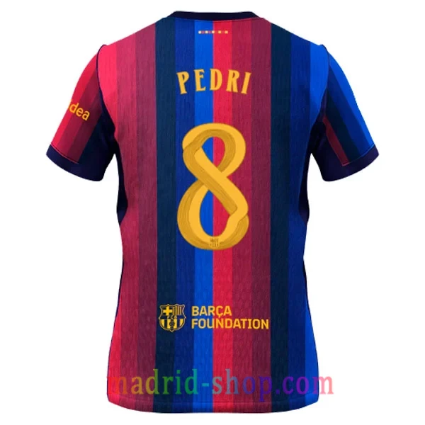 Camiseta Barcelona Pedri Primera Equipación 2026-27 Dorsal UCL Camiseta Barcelona Pedri Primera Equipación 2026-27 Dorsal UCL