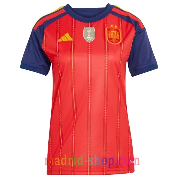 Camiseta España 2 Estrellas Primera Equipación 2026 Mujer Camiseta España 2 Estrellas Primera Equipación 2026 Mujer