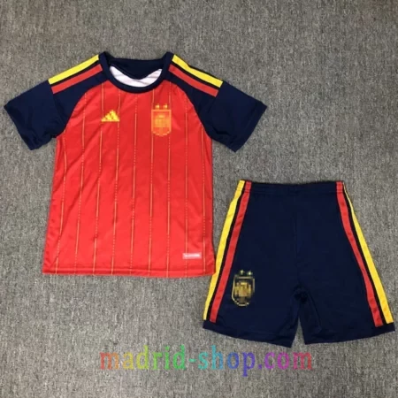 Camiseta España 2 Estrellas Primera Equipación 2026 Niño Kit