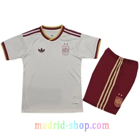 Camiseta España 2 Estrellas Segunda Equipación 2026 Niño Kit