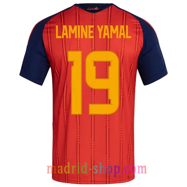 Camiseta España 2 Estrellas Lamine Yamal Primera Equipación 2026 Roja Camiseta España Lamine Yamal 2 Estrellas Primera Equipación 2026 Roja