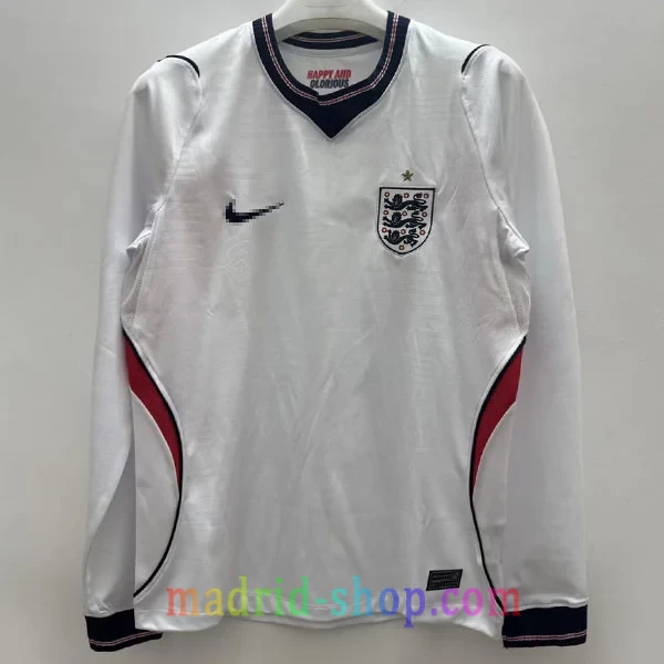 Camiseta Inglaterra Primera Equipación 2026 Manga Larga Camiseta Inglaterra Primera Equipación 2026 Manga Larga