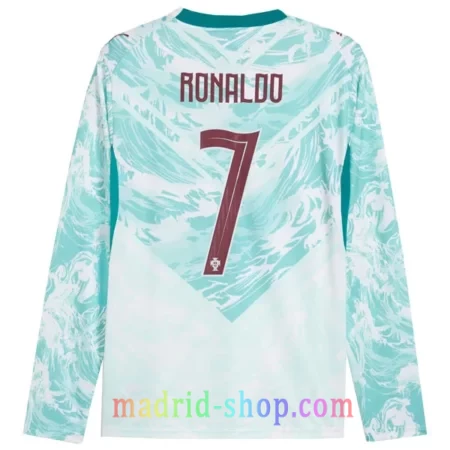 Camiseta Portugal Ronaldo 7 Segunda Equipación 2026 Manga Larga