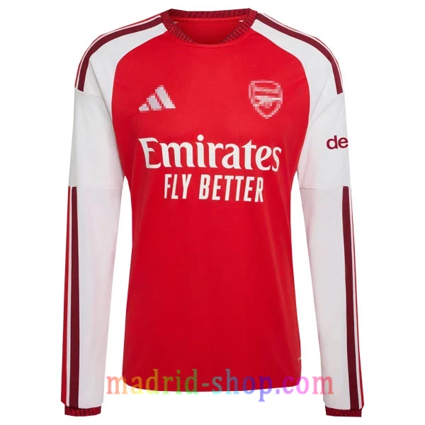 Camiseta Arsenal Primera Equipación 2026-27 Manga Larga Camiseta Arsenal Primera Equipación 2026-27 Manga Larga