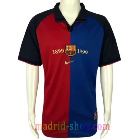 Camiseta Barcelona Primera Equipación 1999-2000 Retro Centenario azulgrana.