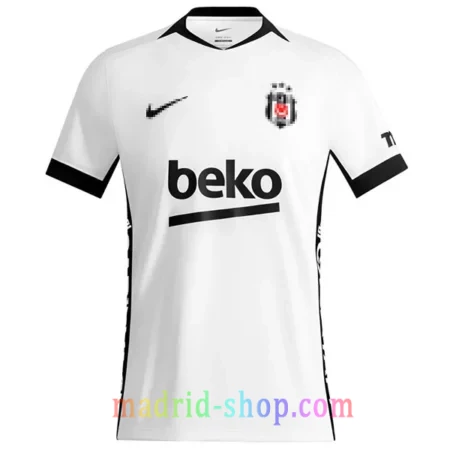 Camiseta Besiktas Primera Equipación 2026-27 blanca con detalles negros.