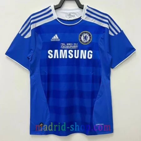 Camiseta Chelsea Primera Equipación 2011-12 retro azul con hombros blancos.