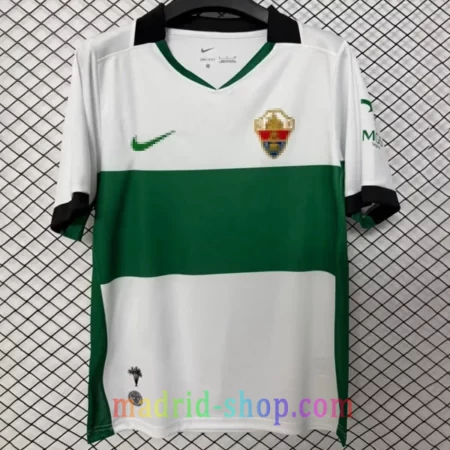 Camiseta Elche Primera Equipación 2026-27 franjiverde con detalle de palmera.