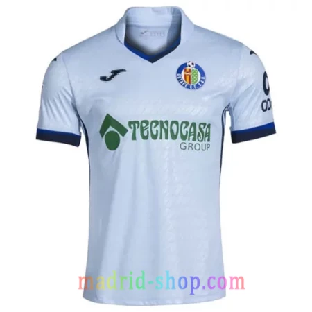 Camiseta Getafe Tercera Equipación 2026-27 azul celeste con cuello y mangas azul marino.