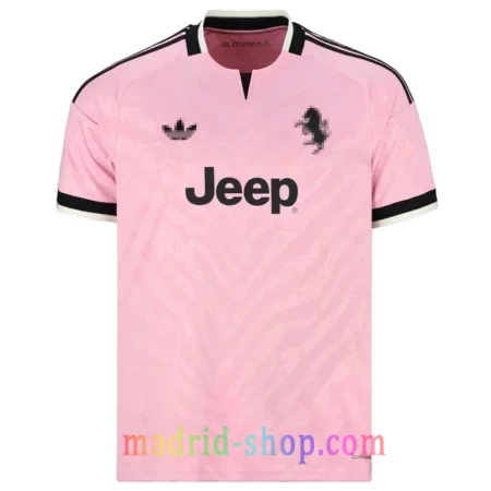 Camiseta Juventus Segunda Equipación 2026-27 rosa con escudo retro de cebra.