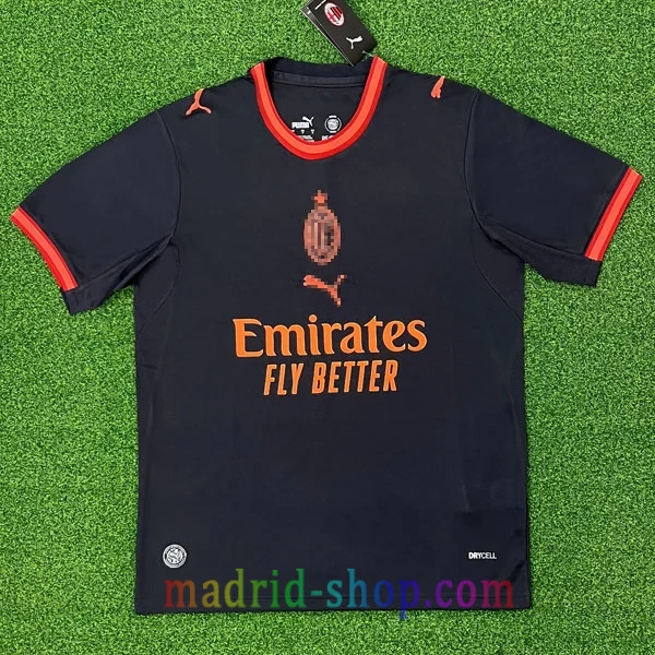Camiseta Milan Tercera Equipación 2026-27 Camiseta Milan Tercera Equipación 26-27 Negra