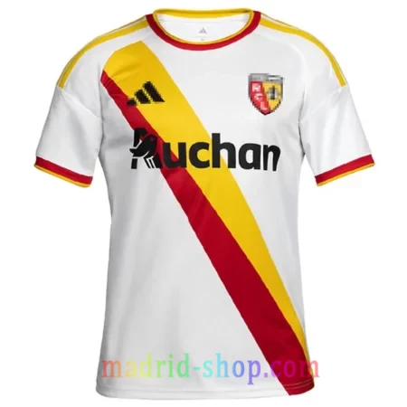 Camiseta RC Lens Tercera Equipación 2026-27 blanca con banda diagonal.