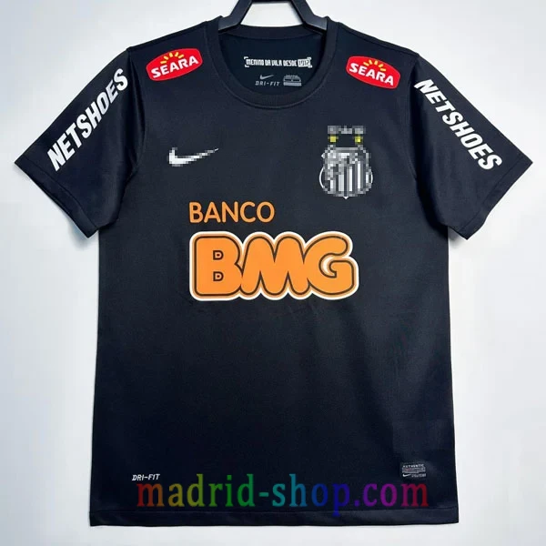 Camiseta Santos Segunda Equipación 2012-13 Negra Camiseta Santos Segunda Equipación 2012-13