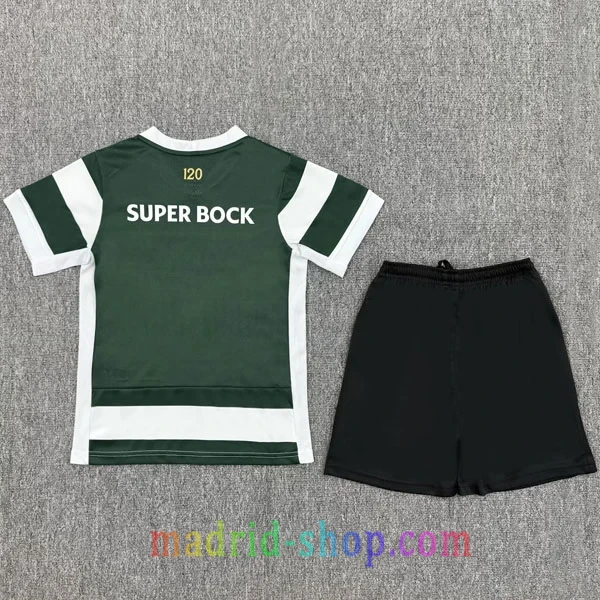 Camiseta Sporting CP Primera Equipación 2026-27 Niño Verde y Blanca Camiseta Sporting CP Primera Equipación 2026-2027 Niño