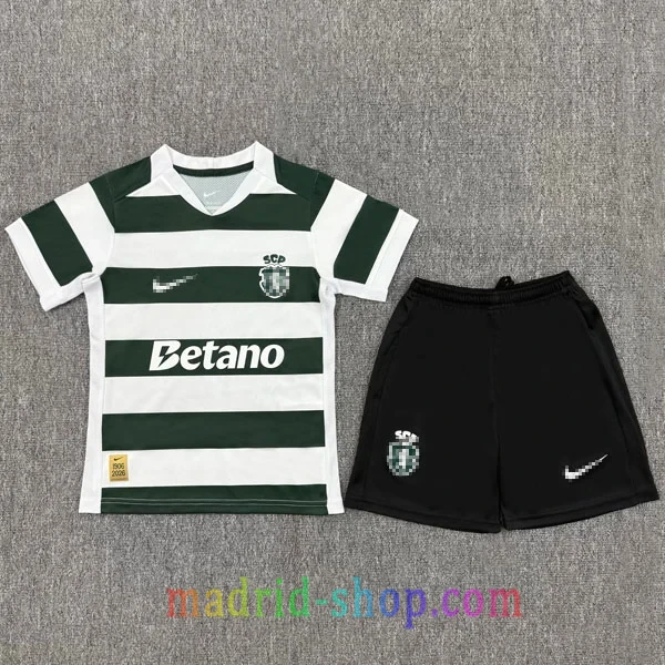 Camiseta Sporting CP Primera Equipación 2026-27 Niño Verde y Blanca Camiseta Sporting CP Primera Equipación 26-27 Niño
