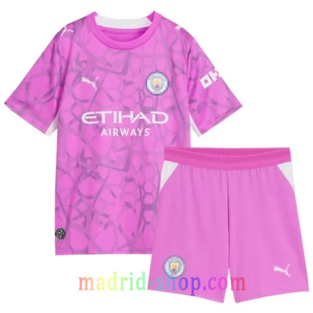 Camiseta de Portero Manchester City 2026-27 Niño Rosa