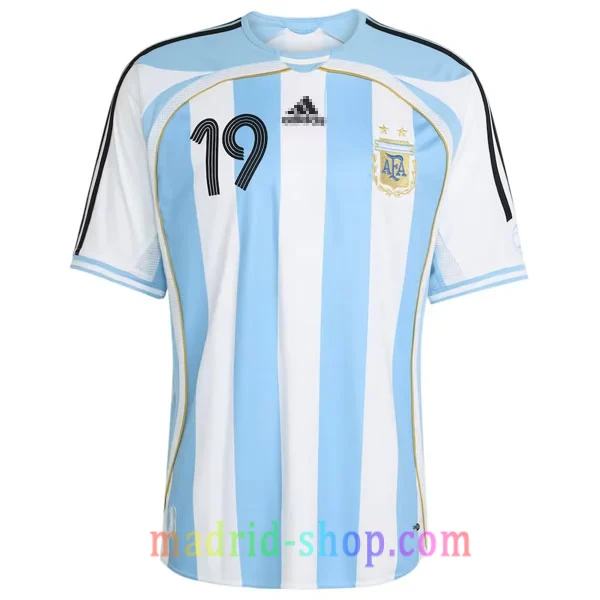 Camiseta Argentina Messi Primera Equipación 2006 Retro Camiseta Argentina Messi 19 Primera Equipación 2006