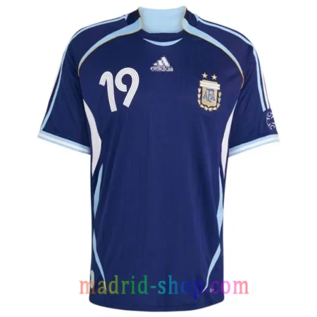 Camiseta Argentina Messi Segunda Equipación 2006 Azul Marino